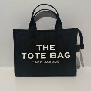 NWT Marc Jacobs The Tote Bag medium size canvas in black